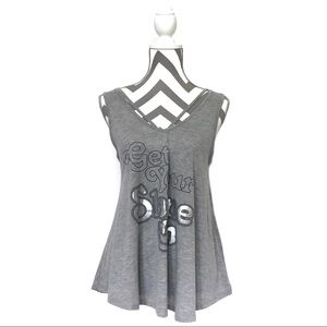 Lyric Culture-“Get Your Shine On” Tank-NWT-Sz Med.